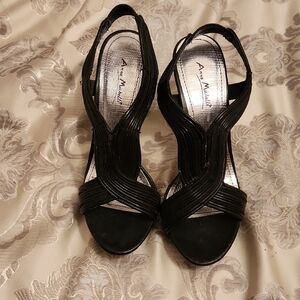 Anne Michelle Black Women's Heels
